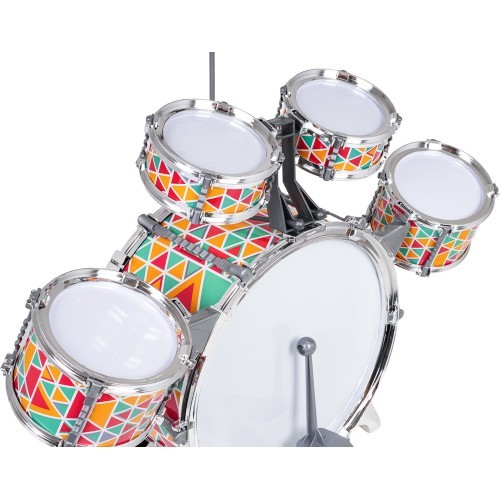 Colourful Drum Set + Chair