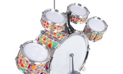 Colourful Drum Set + Chair