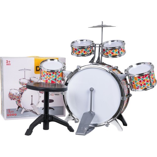 Colourful Drum Set + Chair