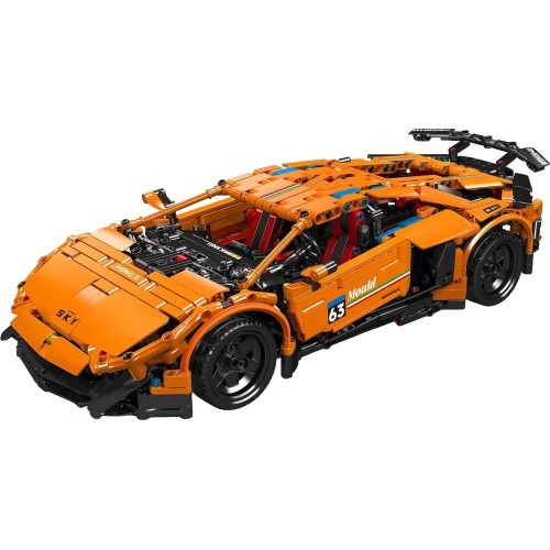 Sports Vehicle Set of 1620 Orange Pieces