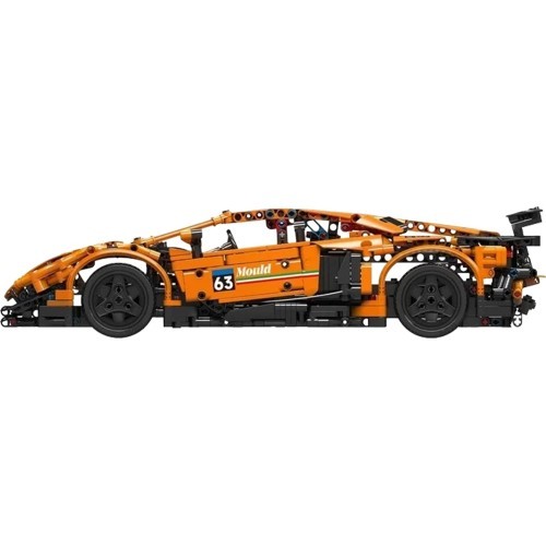 Sporta auto konstruktors, 1620 detaļas, oranžs