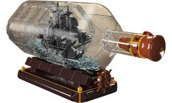Pirate Ship in a Bottle Building Set 822 pcs.