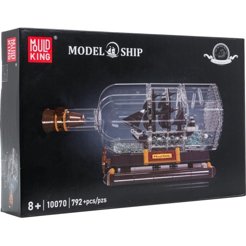 Pirate Ship in a Bottle Building Set 822 pcs.