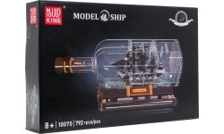 Pirate Ship in a Bottle Building Set 822 pcs.