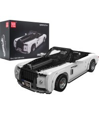Vehicle Brick Set White Cabriolet 1603 pcs.