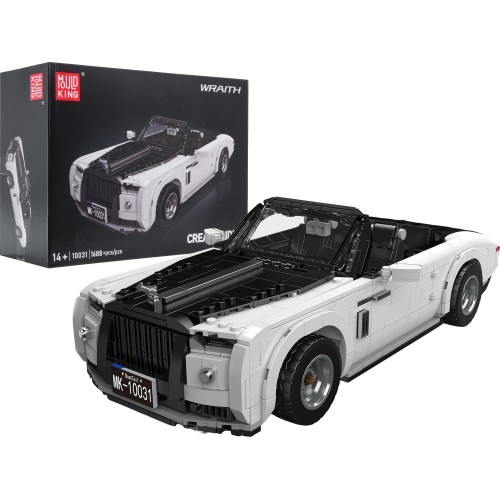 Vehicle Brick Set White Cabriolet 1603 pcs.