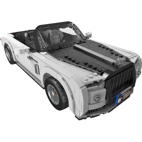 Vehicle Brick Set White Cabriolet 1603 pcs.