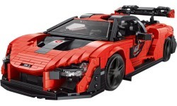 Sports Car Brick Set Orange 1372pcs.