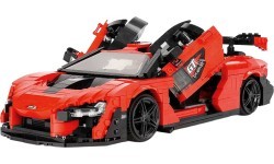 Sports Car Brick Set Orange 1372pcs.