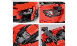 Sports Car Brick Set Orange 1372pcs.