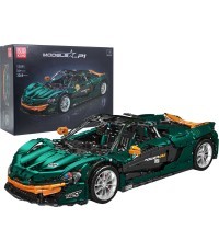 Sports Car Building Blocks Set Green 3268pcs.