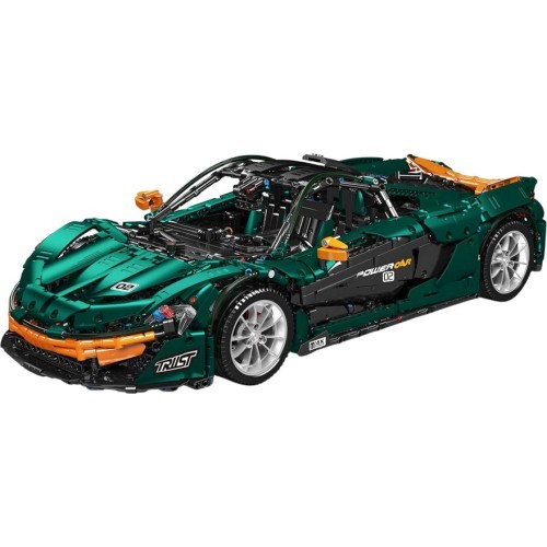 Sports Car Building Blocks Set Green 3268pcs.