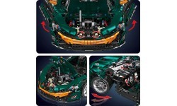 Sports Car Building Blocks Set Green 3268pcs.