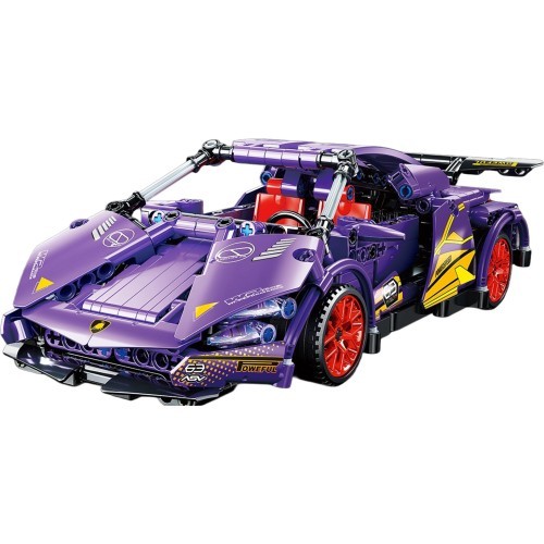 Sports Car Brick Set Purple 470pcs.