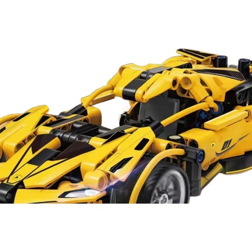 Sports Car Brick Set Yellow 422 pcs.