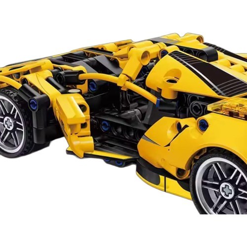 Sports Car Brick Set Yellow 422 pcs.