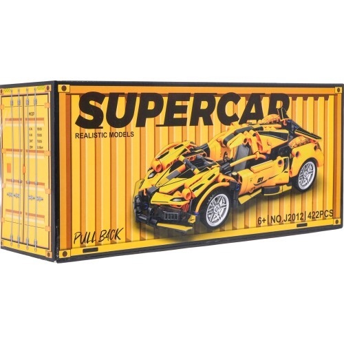 Sports Car Brick Set Yellow 422 pcs.