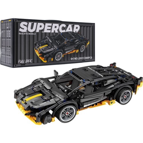 Sports Car Brick Set Black 589pcs.