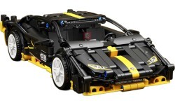Sporta automašīnas konstruktors melns 589 gab.