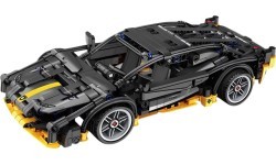 Конструктор спортивный автомобиль чёрный 589 шт.