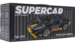 Конструктор спортивный автомобиль чёрный 589 шт.