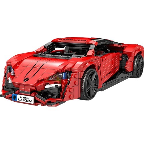 Sports Vehicle Brick Set Red 1311pcs.