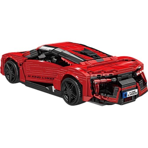 Sports Vehicle Brick Set Red 1311pcs.