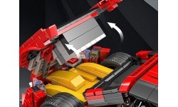 Sports Vehicle Brick Set Red 1311pcs.