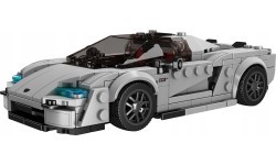 Sports Vehicle Brick Set Silver 388 pcs.