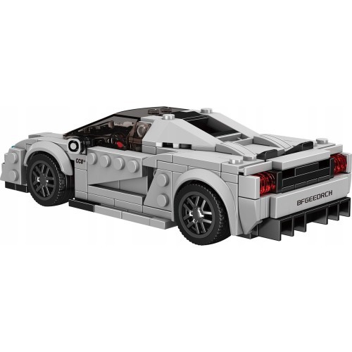 Sports Vehicle Brick Set Silver 388 pcs.