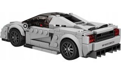 Sports Vehicle Brick Set Silver 388 pcs.