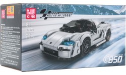 Sporta automašīnas konstruktors sudraba 388 gab.