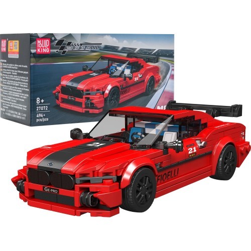 Sporta transporta konstruktors sarkans 481 detaļa