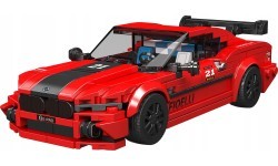 Sporta transporta konstruktors sarkans 481 detaļa