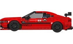Sporta transporta konstruktors sarkans 481 detaļa