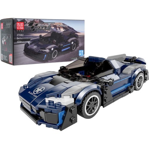 Konstruktors sporta automašīna, melns, 405 daļas