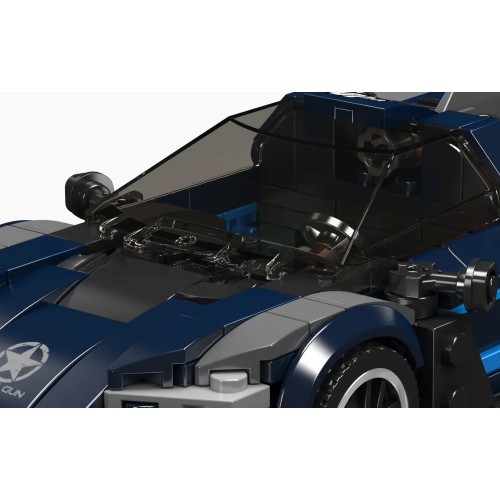 Sports Vehicle Brick Set Black 405pcs.