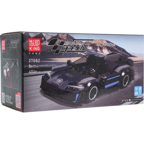 Konstruktors sporta automašīna, melns, 405 daļas