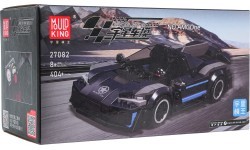 Konstruktors sporta automašīna, melns, 405 daļas