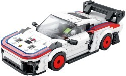 Sports Car Brick Set White 346 pcs.