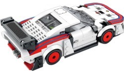 Konstruktors sporta automašīna, balts, 346 detaļas
