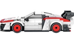 Конструктор спортивный автомобиль, белый, 346 деталей