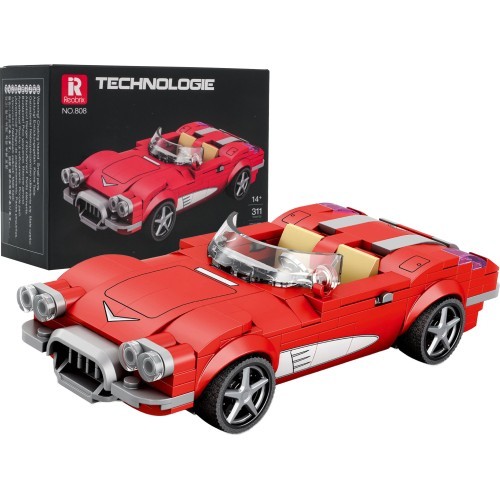 Kabrioleta auto sarkans, 311 daļu konstruktors