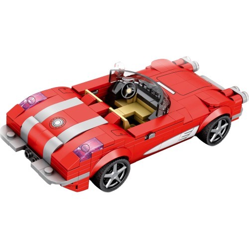 Kabrioleta auto sarkans, 311 daļu konstruktors