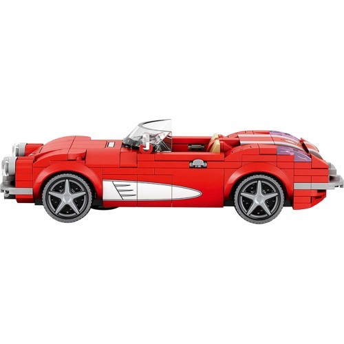 Kabrioleta auto sarkans, 311 daļu konstruktors