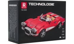 Kabrioleta auto sarkans, 311 daļu konstruktors