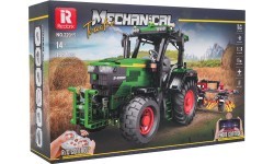 Green Tractor Building Blocks Set + Accessories 1828 pcs.