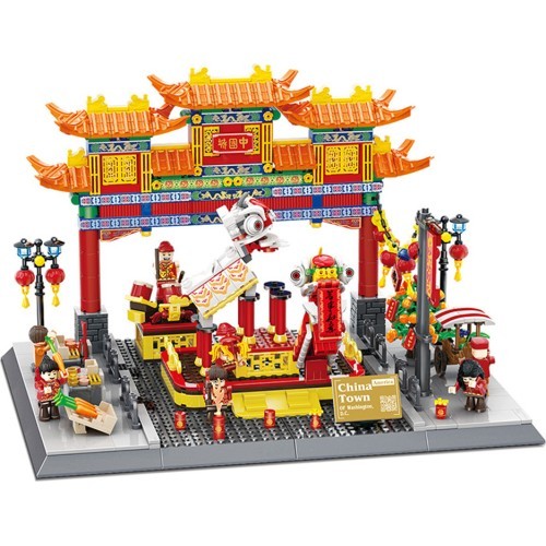 China Town Buildings Series Set 1245pcs.