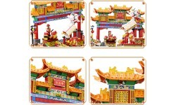 Конструктор China Town Buildings Series, 1245 деталей