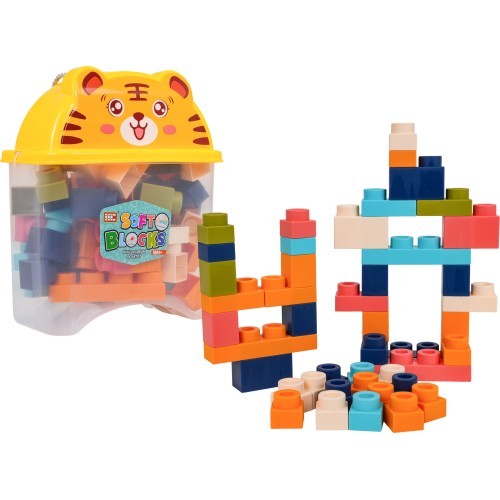 Mīksto klucīšu komplekts Soft Blocks, 44 gab.
